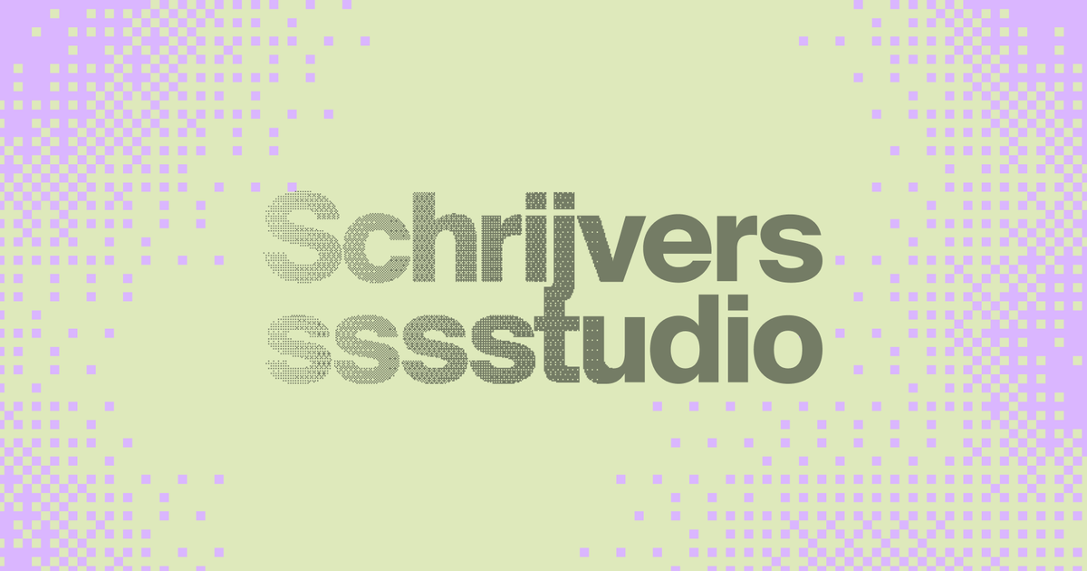 Presentaties de Schrijversstudio - Frans Blokhuis en Noëlle Fernandes — Theater Bellevue, Amsterdam
